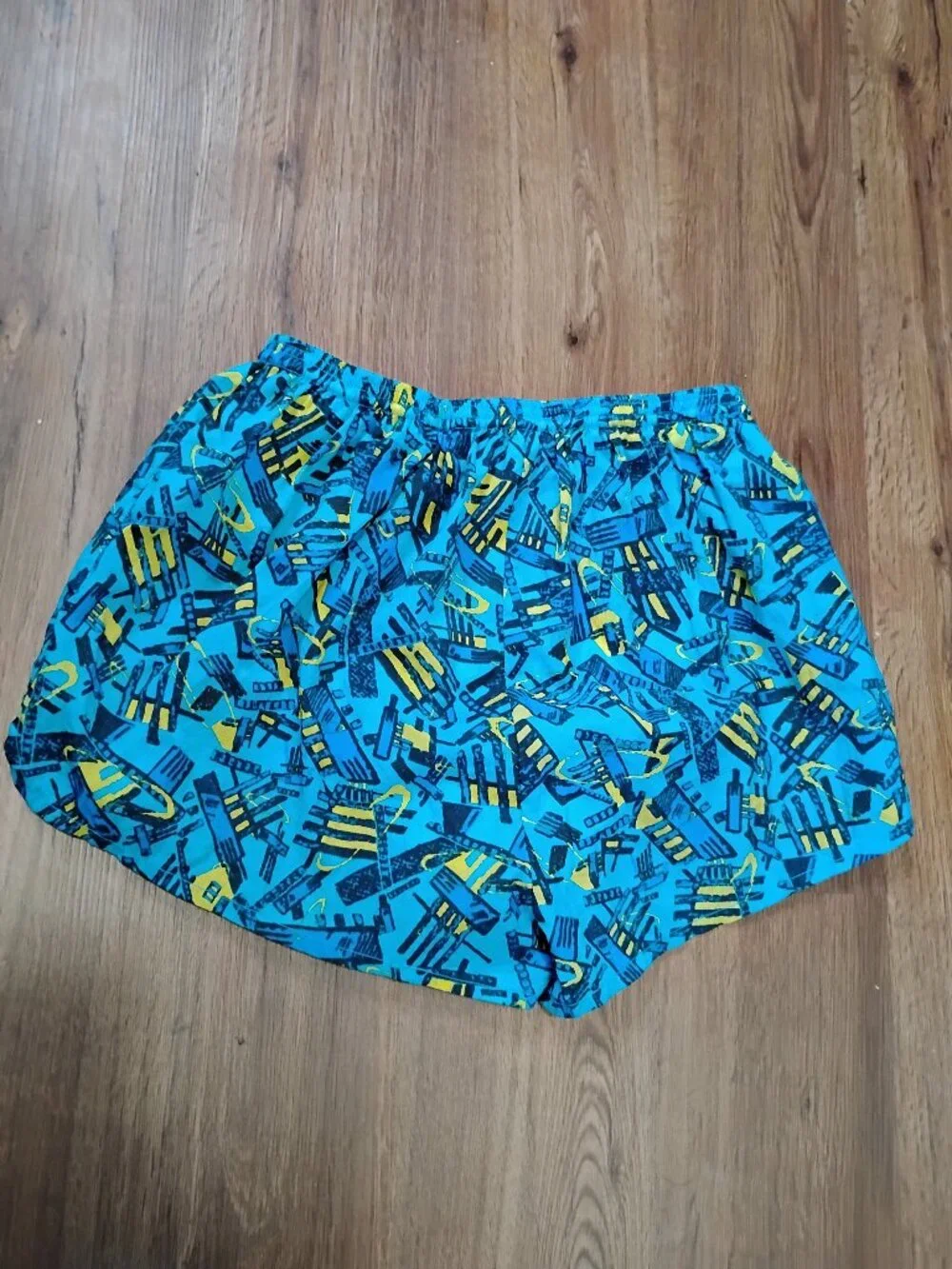 Vintage 90s Nike Swim Shorts Abstract Women